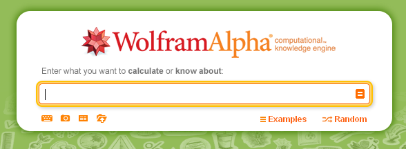 wolframalpha demo